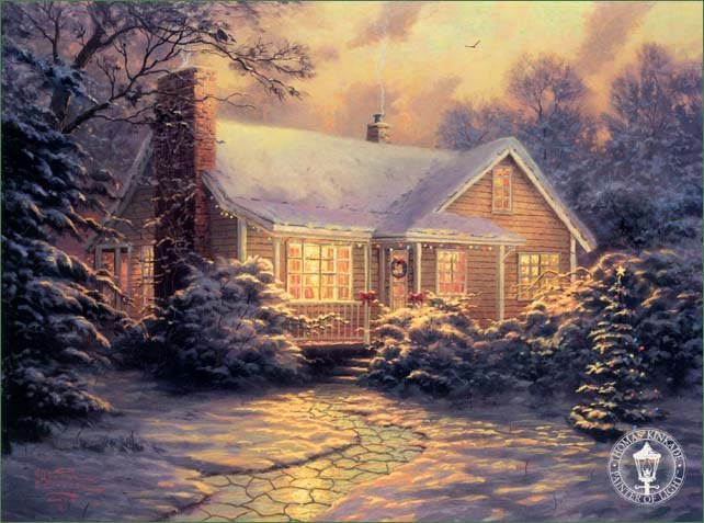 Thomas Kinkade Christmas Cottage